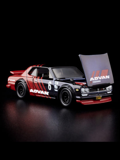 HotWheels 1972 Skyline H/T 2000GT-R RLC 1:64 Scale (With Protector)