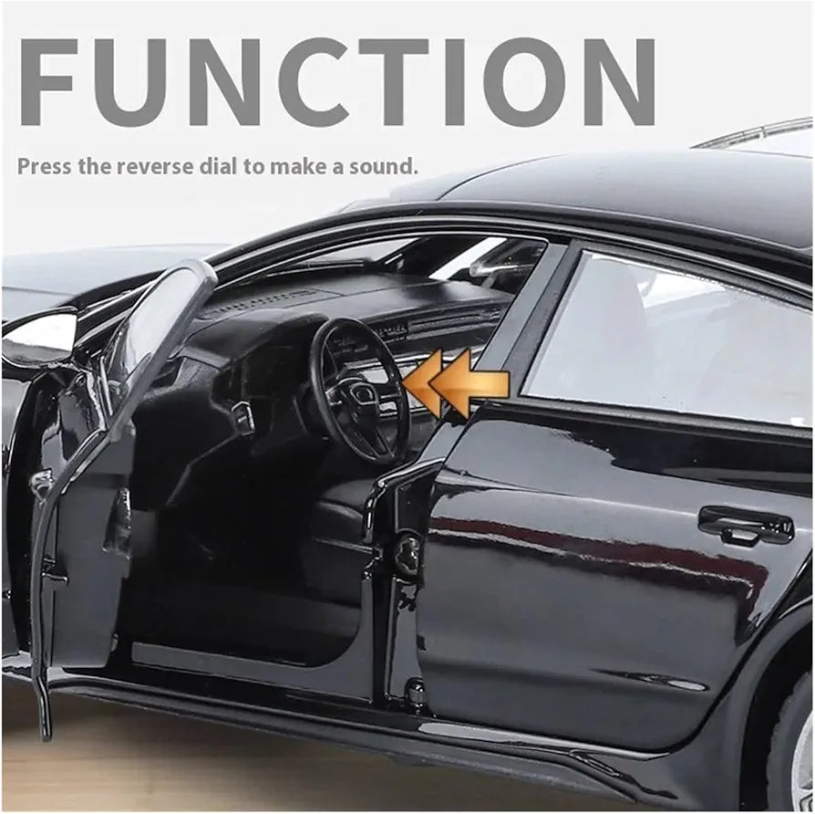XINHAODI HCM "Audi R S7" Flash Edition(Black And Grey) Imported 1:24 Scale die-cast Model