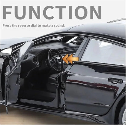 XINHAODI HCM "Audi R S7" Flash Edition(Black And Grey) Imported 1:24 Scale die-cast Model