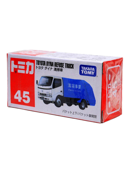 Takara Tomy Tomica 45 Toyota Dyna Refuse Truck 1:64 Scale
