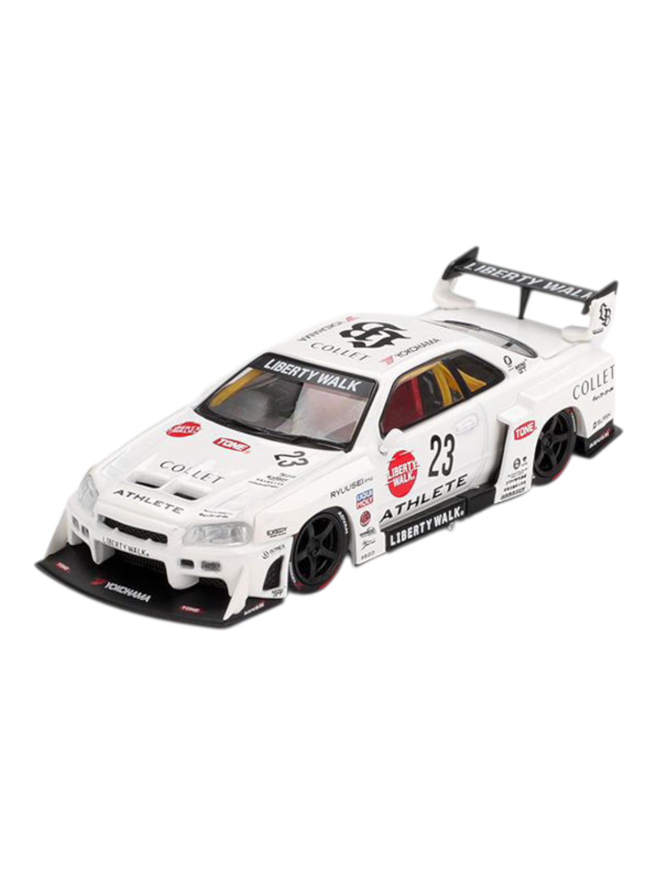 Mini GT Nissan LB-ER34 Super Silhouette (Athlete/Collet) Code-1059 1:64 Scale