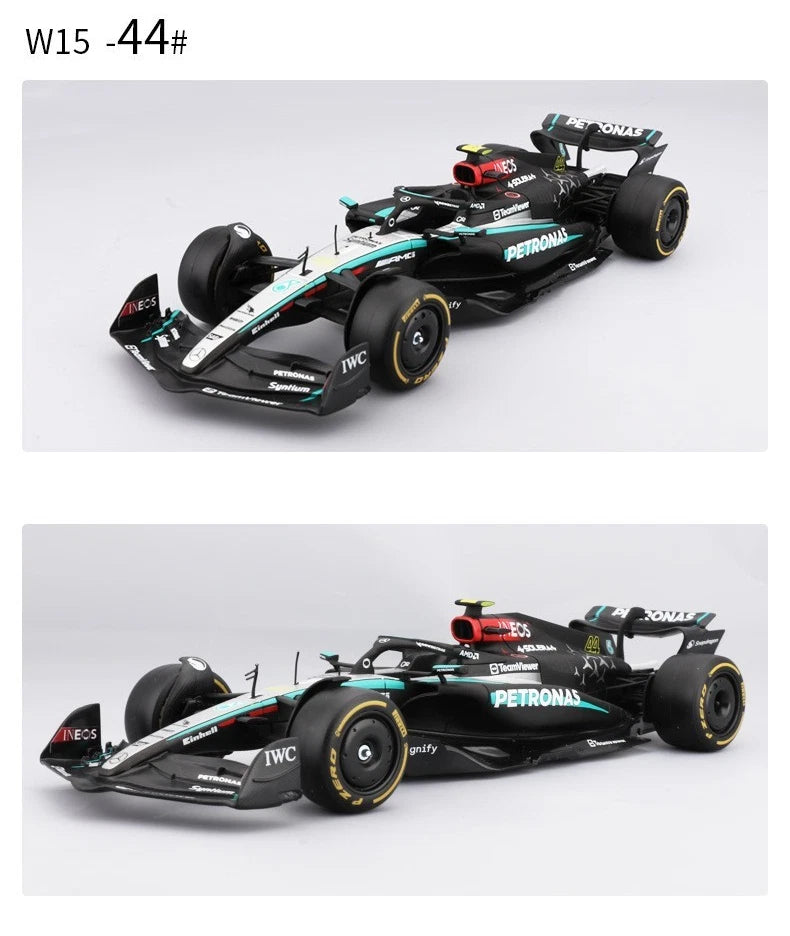 Bburago F1w15 No.44 Lewis Hamilton Mercedes AMG 1:24 Scale Formula One Team Diecast Model