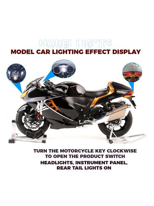 Suzuki Hayabusa GSX-1300 R Alloy Model 1:6 Scale (Colour -Black)