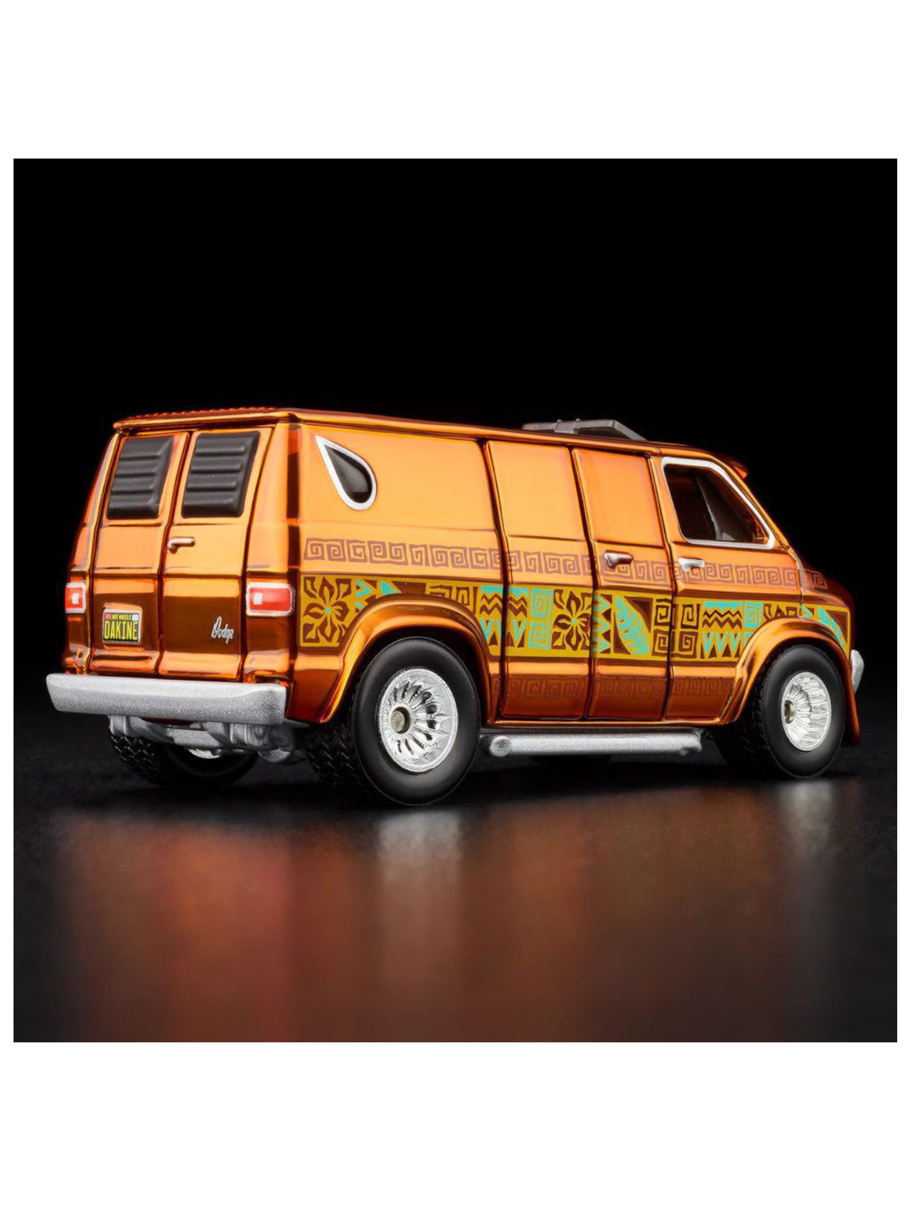 HotWheels 70s Dodge Tradesman Van RLC 1:64 Scale (With Acrylic Case)
