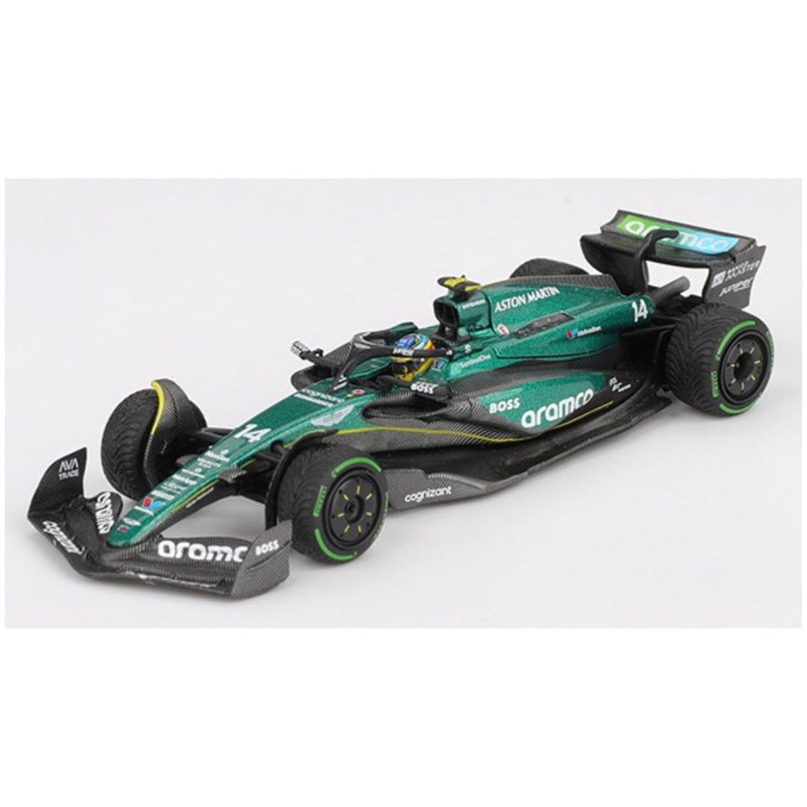 Mini GT Aston Martin AMR24 #14 2024 F1 Canadian GP Fernando Alonso (No.1113) 1:64 Scale