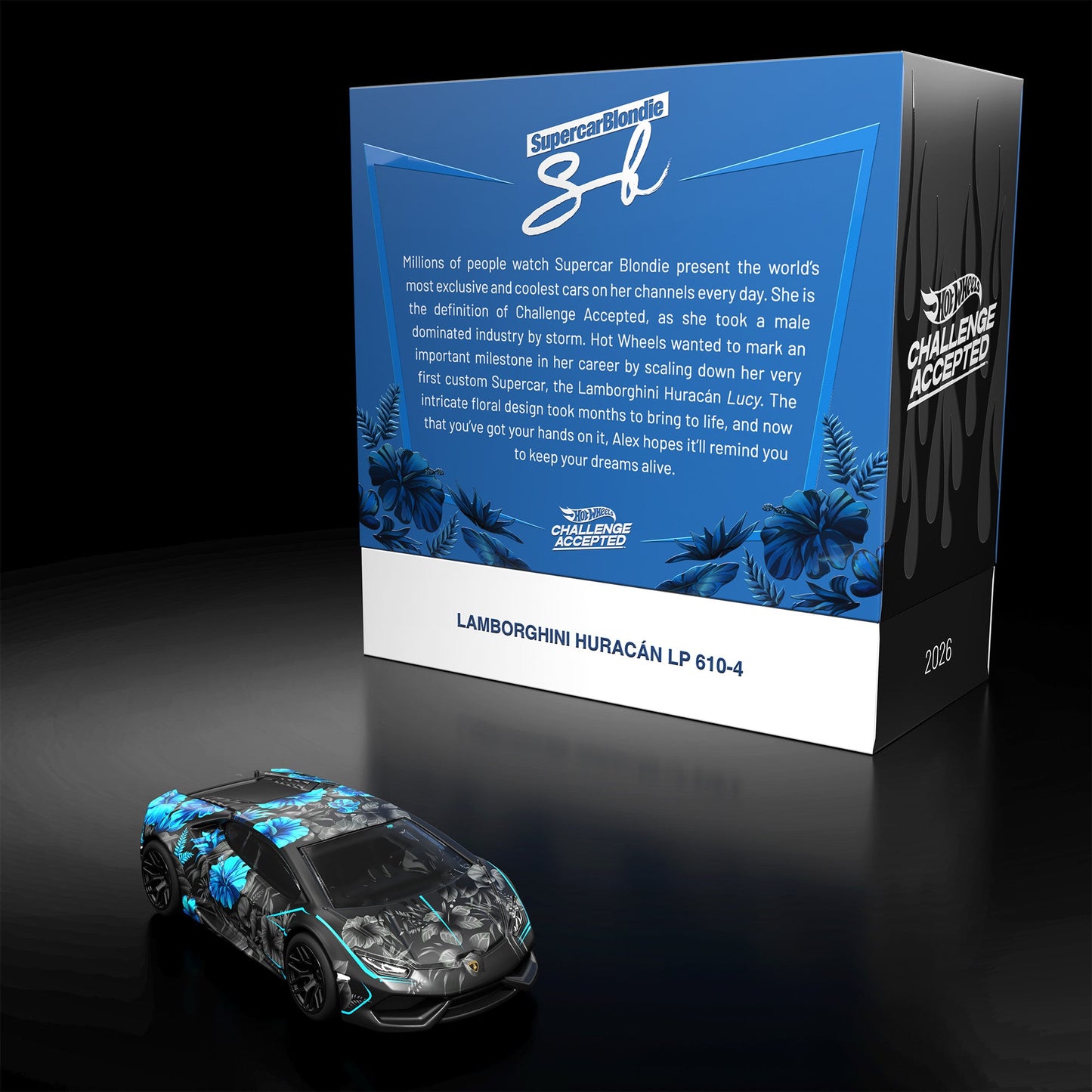 PRE-ORDER HotWheels RLC x Supercar Blondie x Lamborghini Huracán LP 610-4 Diecast matel 1:64 Scale ( Eta-April 2026)