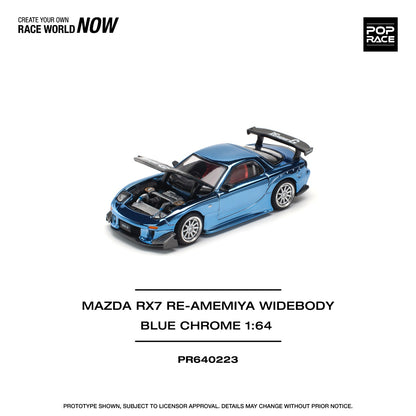 Pop race pr64-223 mazda rx7 re-amemiya 1:64 Scale