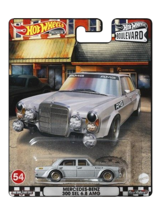 HotWheels Boulevard Mercedes-Benz 300 SEL 6.8 AMG Imported Premium 1:64 Scale