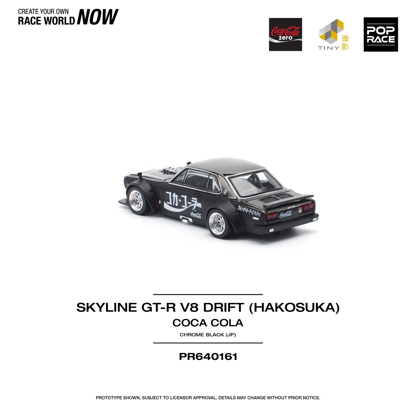Pop race pr64-161 skyline GT-R v8 drift (hakosuka)  2:64 Scale