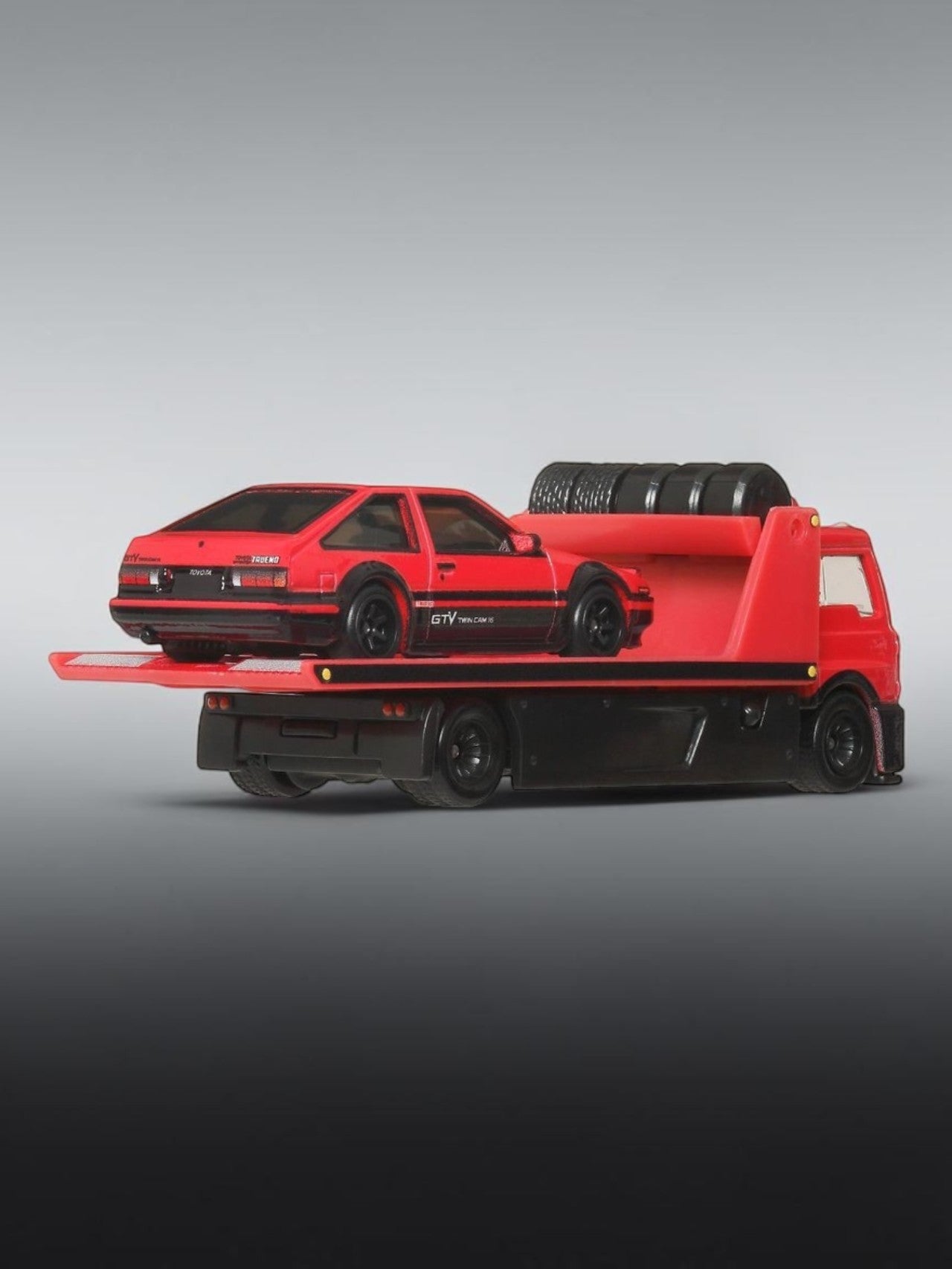 Hotwheels Car Culture Team Transport "Toyota AE86 SPRINTER TRUENO FLEET STREET Imported 1:64 scale