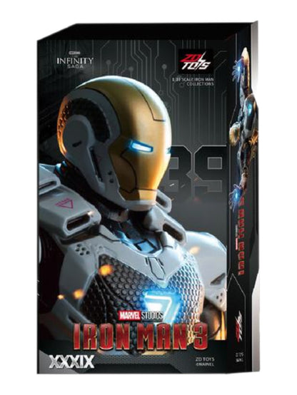 ZD TOYS "Marvel Studios Iron Man 3 XXXIX Collectible Action Figure – 1:10 Scale Premium Model