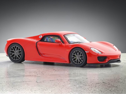 Postercars Porsche 918 Spyder Hypercar 1:64 Scale-Premium Diecast Collector Model No 17.