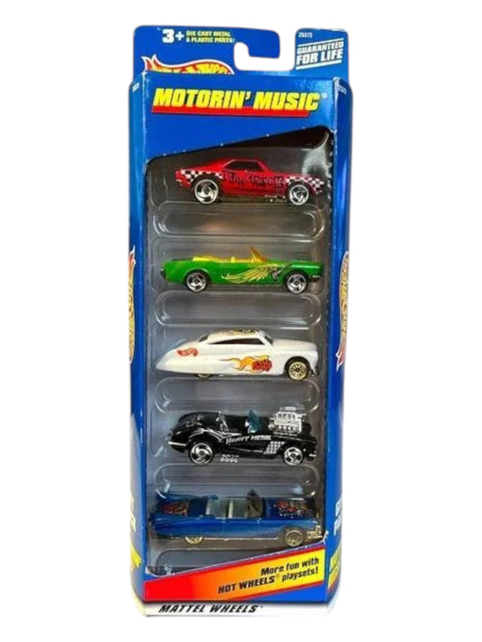Hotwheels Motorin Music Set of 5 Gift Pack 1:64 Scale