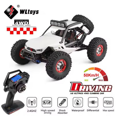Storm Remote Control Car High Speed High Capacity Battery Off Road Crawler Truck LED Light Buggy ( 40 km / H ) Speed 1:12 Scale