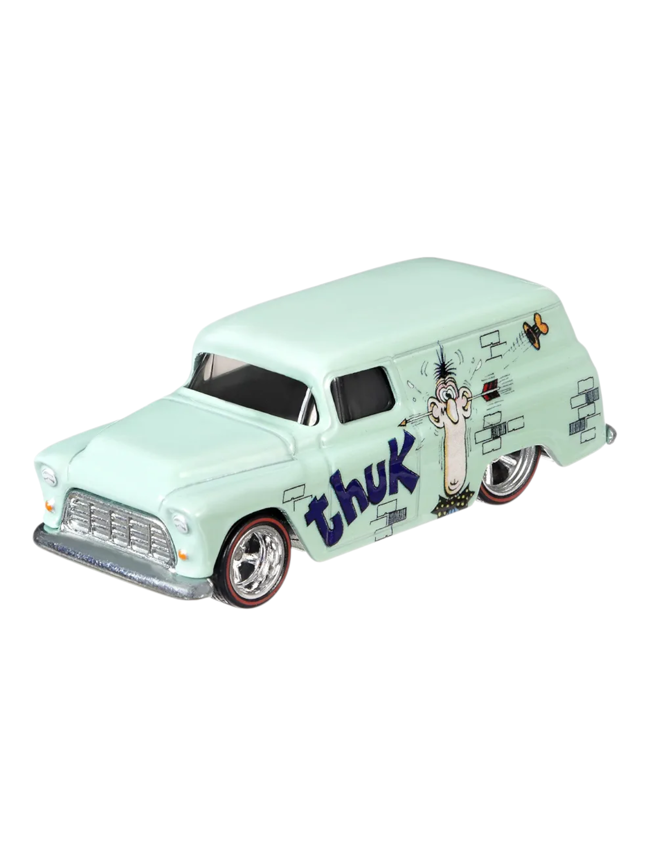 Hotwheels 55 Chevy Panel Mad Splitch Premium Imported 1:64 Scale