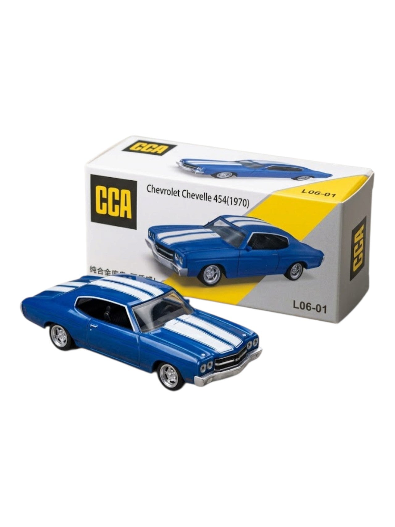 CCA 'Chevrolet Chevelle 454 (1970) Diecast Model 1:64 Scale L06-01 / L06-02