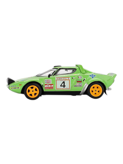 Mini GT Lancia Stratos HF #4 (1979 Spanish Rally Champion) Code-1050 1:64