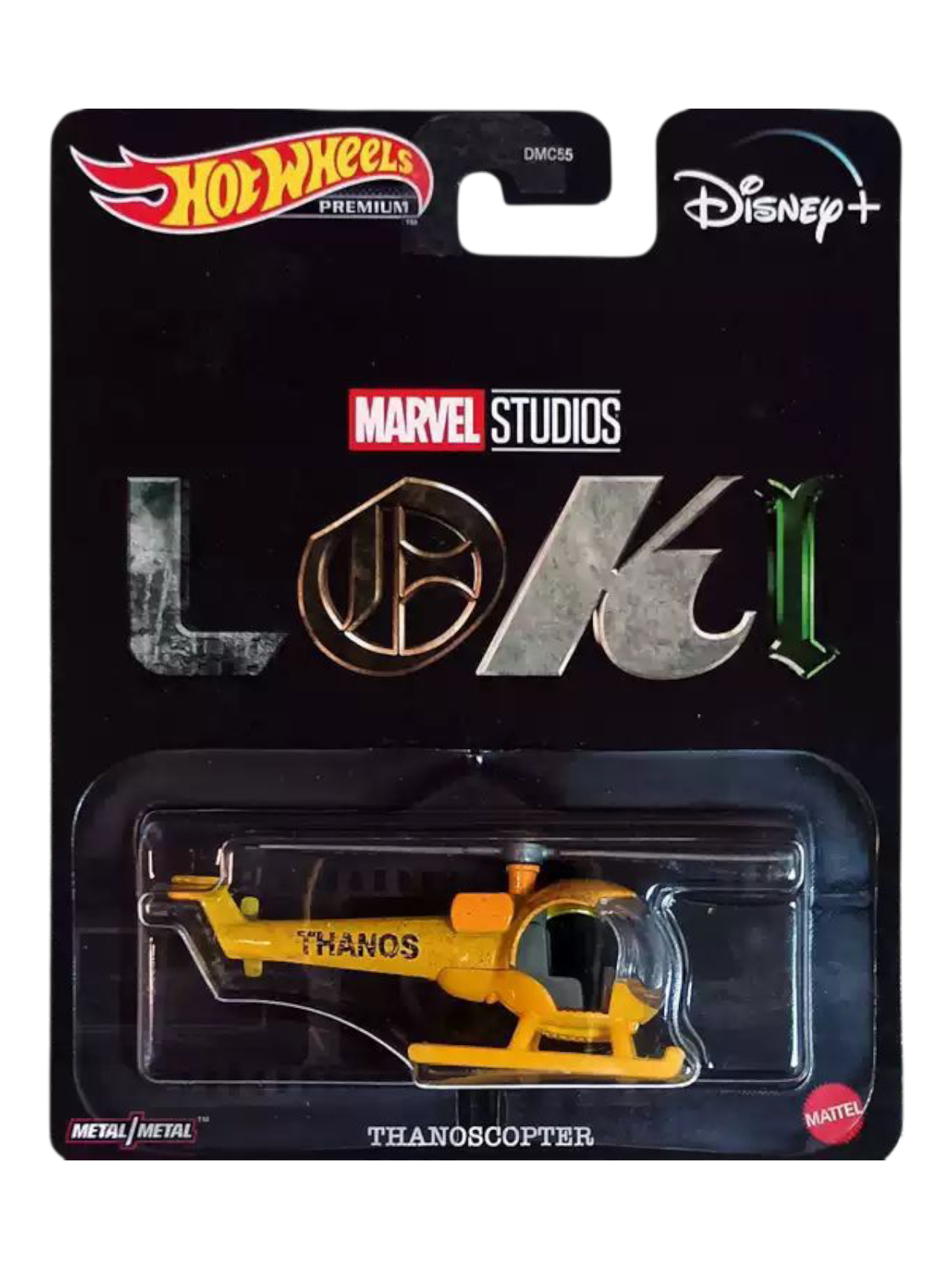 HotWheels Disney Marvel Studios Loki Thanoscopter Imported Premium 1:64 Scale