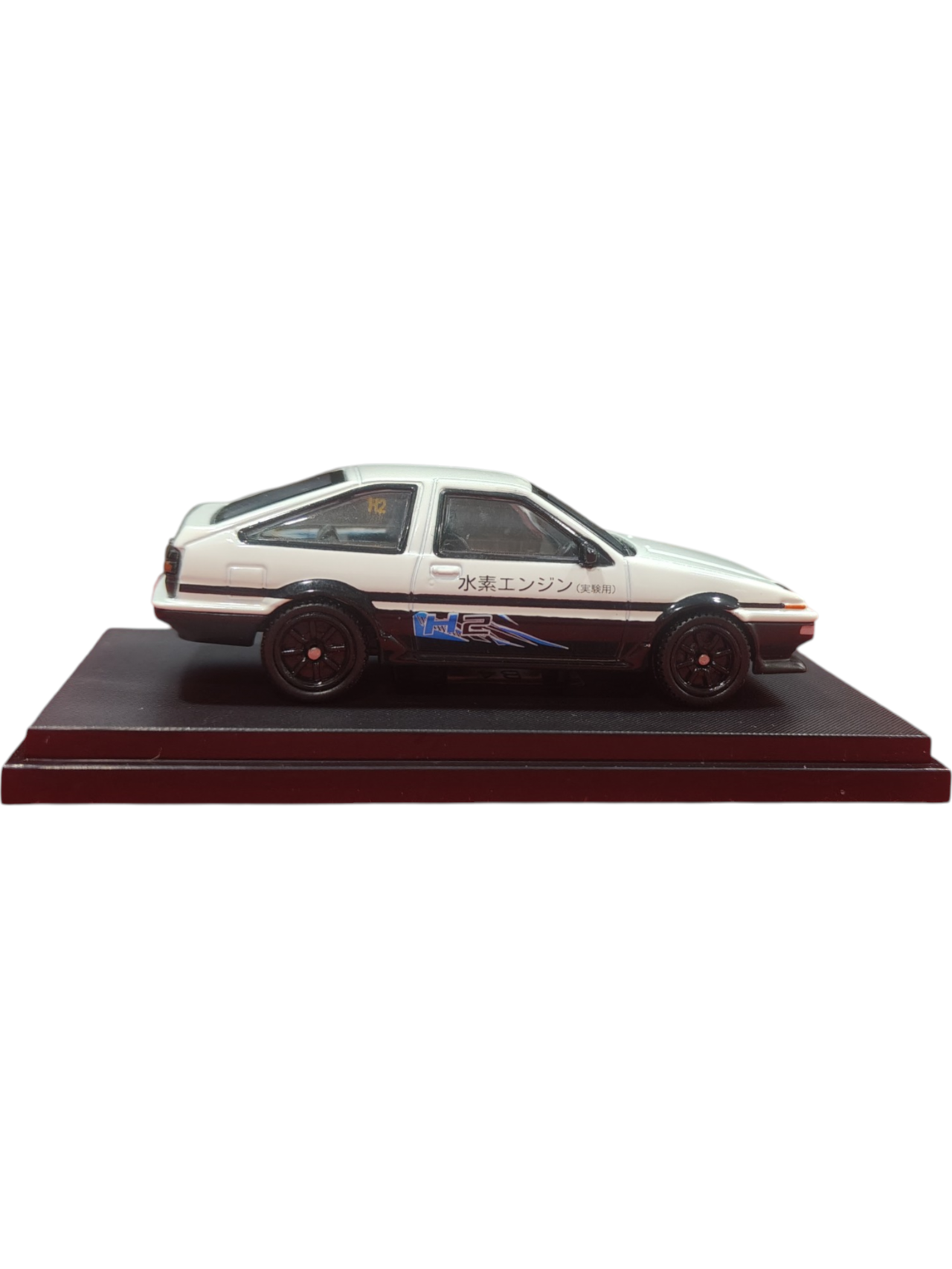 CCA Toyota ae86 sprinter Die-cast scale model car 1:55 Scale with acrylic case