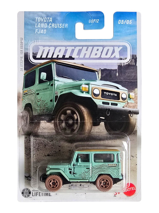 Matchbox Toyota Land Cruiser FJ40 Imported Mainline Card Art 1:64 Scale