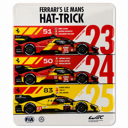 Ferrari Heritage Series Fridge Magnet – Premium Metal Car Magnet | F40, F50, Enzo, LaFerrari, 488 Pista, F80 & 288 GTO Designs