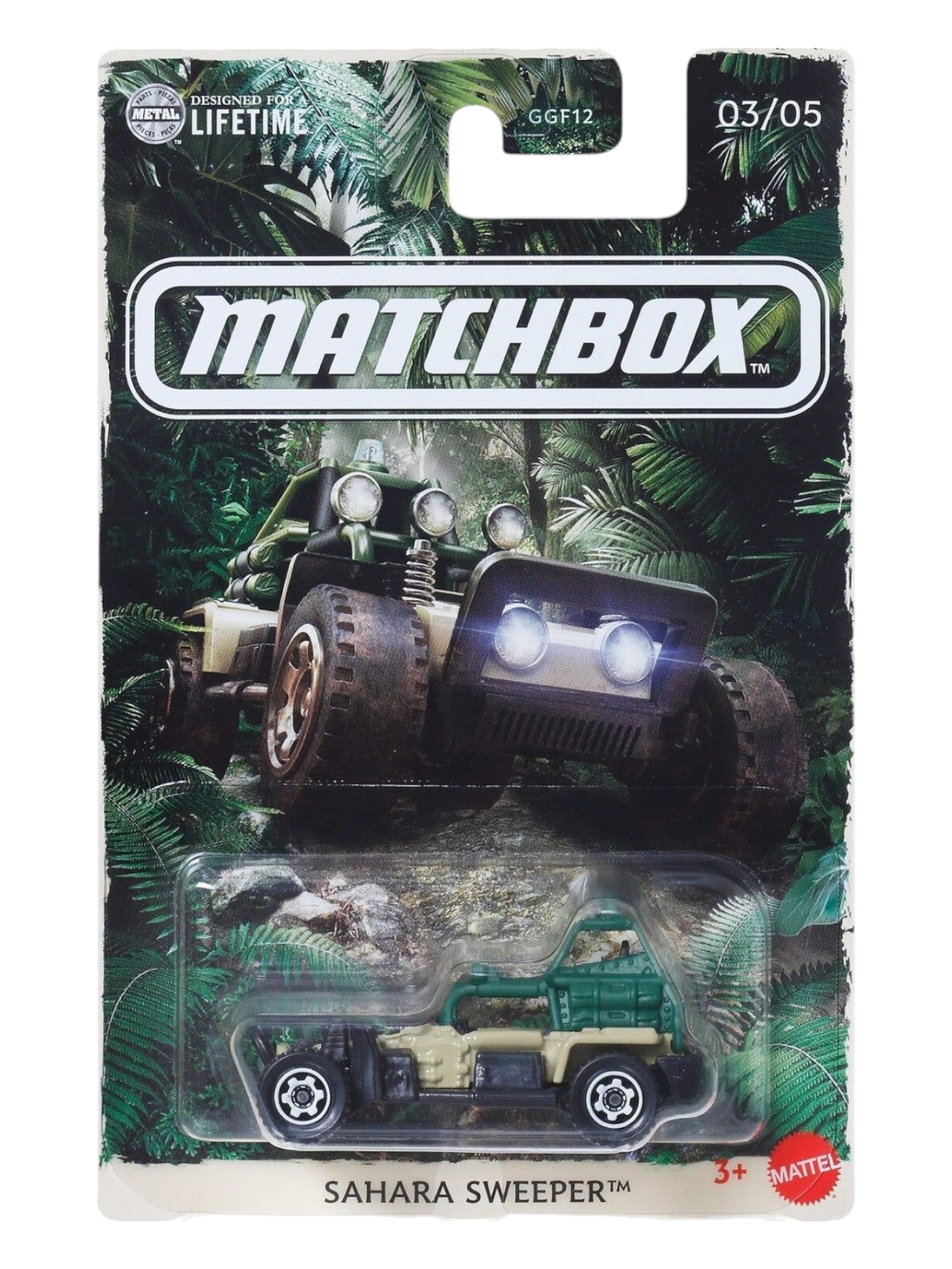 Matchbox Sahara Sweeper Imported Mainline Card Art 1:64 Scale