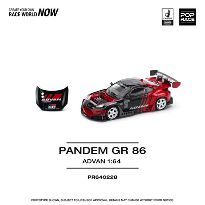 Pop race pr64-228 pandem gr 86 1:64 Scale