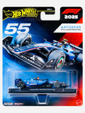HotWheels 2025 Atlassian Williams Racing Imported Premium 1:64 Scale No.55