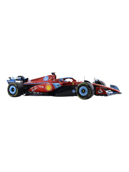 Bburago Formula 1 (F1) Ferrari Miami GP SF-24 16 No Charles Leclerc 1:18 Scale Diecast