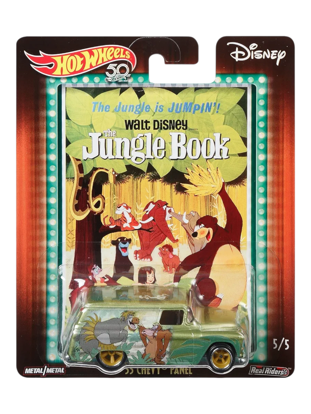 Hotwheels '55 Chevy Panel Disney Jungle book Premium Imported 1:64 Scale