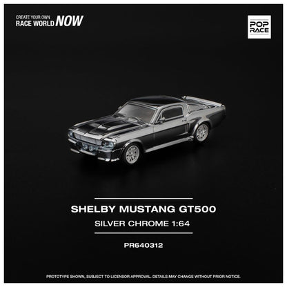 Pop Race PR64-312 Shelby Mustang GT500 1:64 Scale Imported