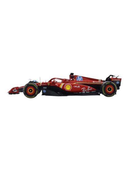 Bburago Formula 1 (F1) Ferrari SF-24 No 16 Charles Leclerc 1:18 Scale Diecast