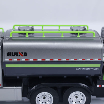 Huina Toys 616 RC Sprinkler Truck / Water Tanker 1:18 Scale Remote Control Truck 2.4GHz LED Lights Rechargeable Battery Playtime 30 minute Perfect dateling