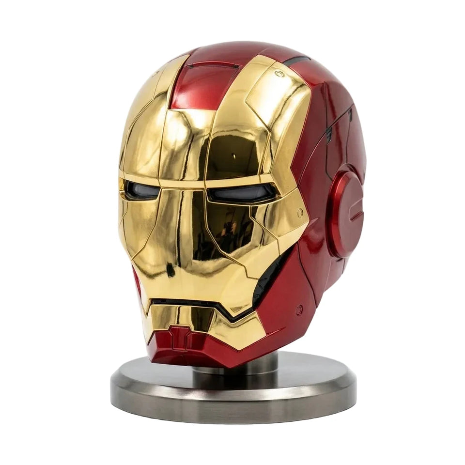 Iron Man Electronic Helmet Premium LED Illuminated Eyes , voice Control Operation If Included, Bettery/ Power