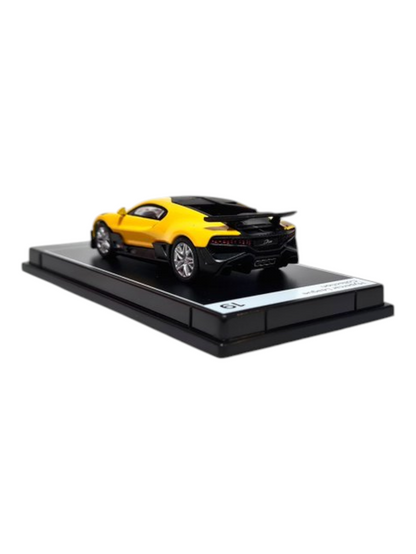 Postercars Hypercar League Collection Bugatti Divo 1:64 Scale / Jaune Soufre ( No 19 )