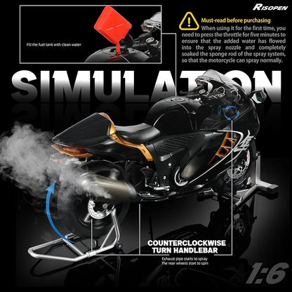 Suzuki Hayabusa Superbike Collectible Model – Black & Gold edition 1:6 scale