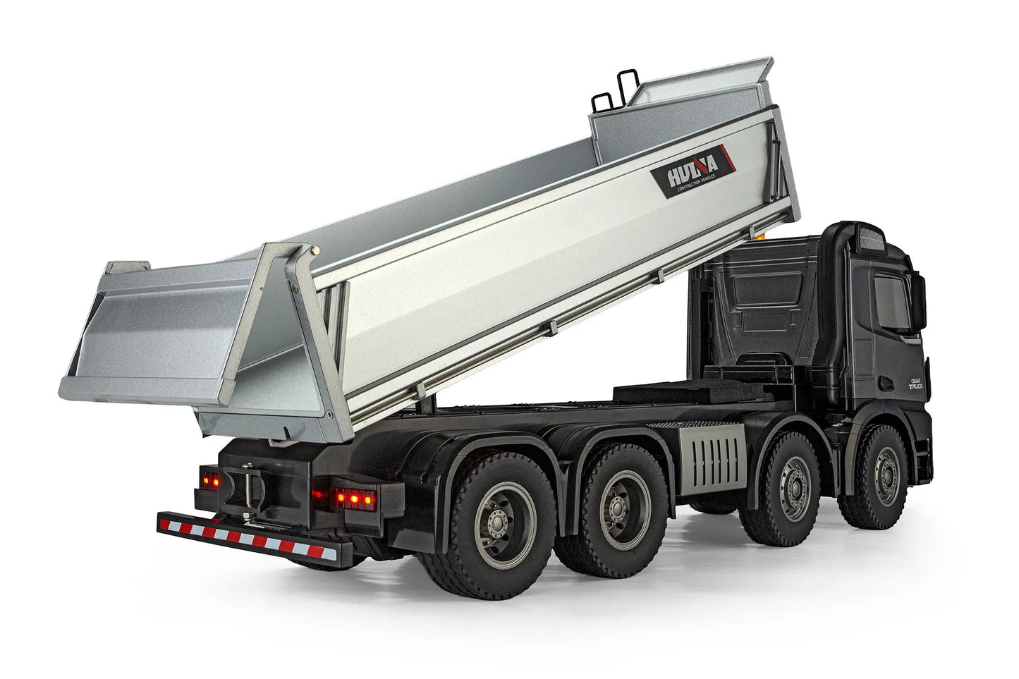 Huina Toys 1536 PRO 1:14 Scale RC Alloy Dump Truck 13 Function 2.4GHz (Remote Control) Truck Heavy Duty Construction Vehicle With Metal Dump LED Light