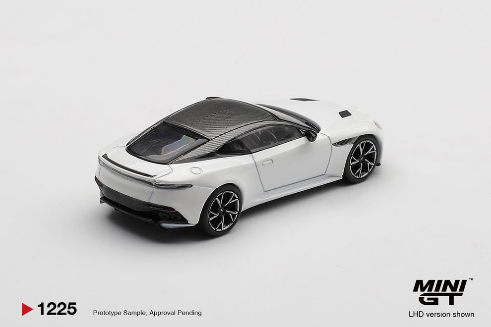 Mini GT No.1225 Aston Martin DBS Stratus White Imported 1:64 Scale  ( Box / Blister ) Diecast Model