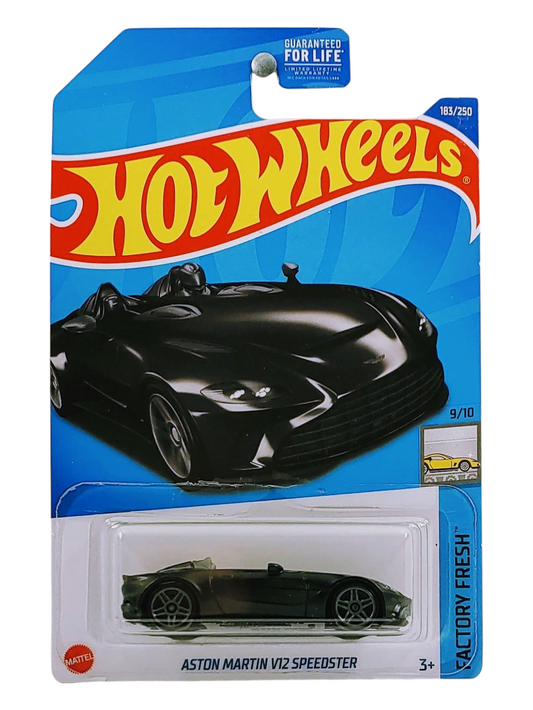 HotWheels Aston Martin V12 Speedster Imported Mainline 1:64 Scale (Blister Damaged)