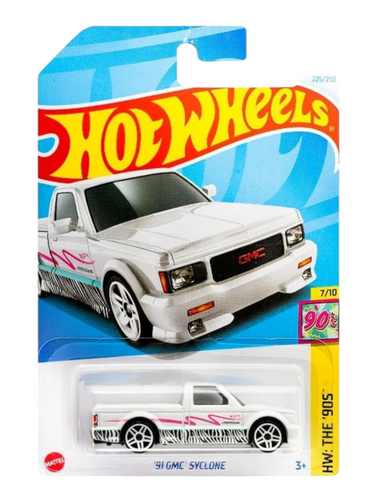 Hotwheels 91 GMC Syclone Imported Mainline 1:64 Scale HTB10-N7C5