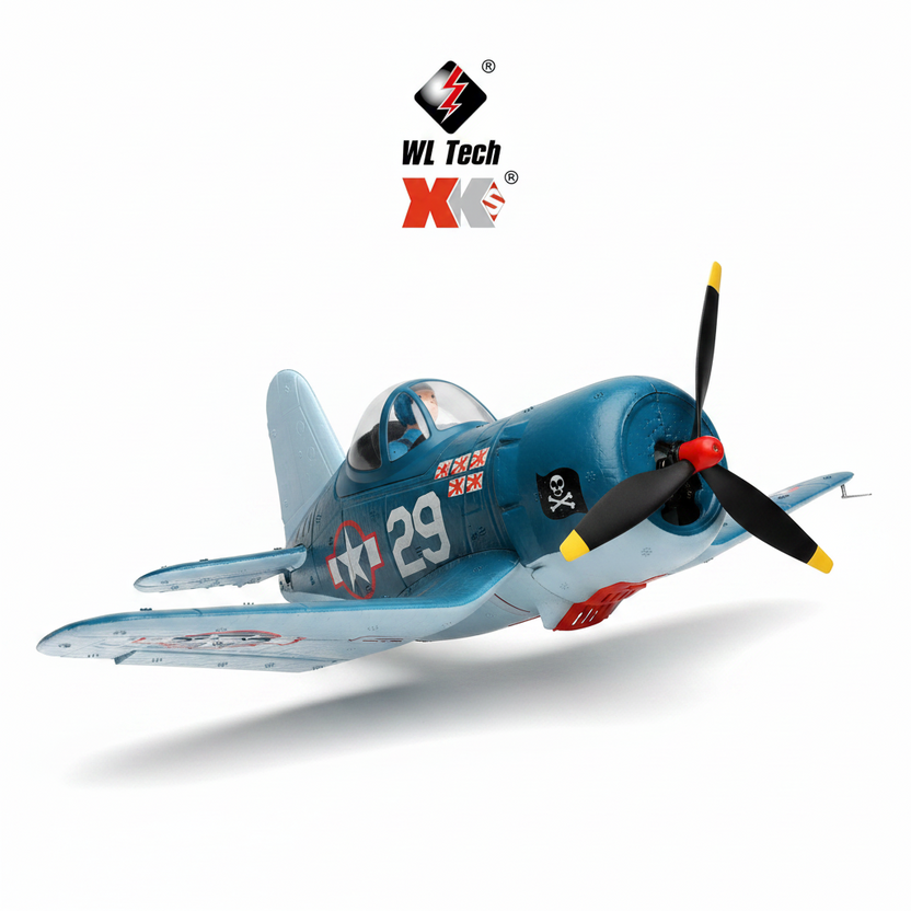 XK A500 F4U Corsair 2.4GHz 6CH RC Airplane with 3D/6G Flight Mode & Gyroscope – 1 Battery UP to 150 meter Control range