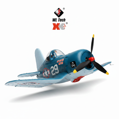 XK A500 F4U Corsair 2.4GHz 6CH RC Airplane with 3D/6G Flight Mode & Gyroscope – 1 Battery UP to 150 meter Control range