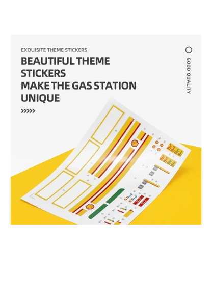 CCA Official Licensed Shell Gas Station Assembly Playset