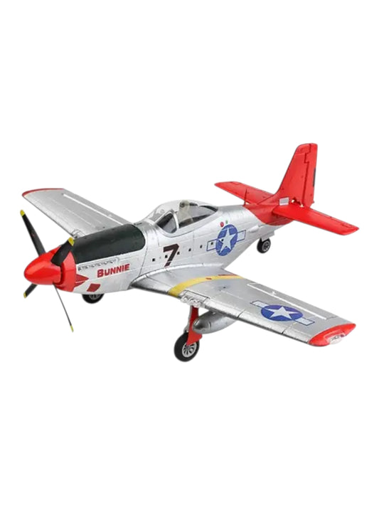 Remote Control Airplane XK A280 P-51 3D/6G 2.4G 4CH Brushless 560mm Wingspan EPP Fixed Wing RC Aircraft Model with 6-Axis Gyro and LED Searchlight (RTF)