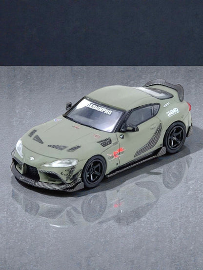 INNO64 Toyota Supra A90 DARWIN PRO MATT GREEN 1:64 Scale Mattel Diecast IN64-A90DP-MATGR
