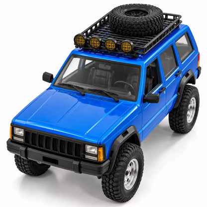 Hobby Grade RC Crawler Off-Road Truck with 2.4GHz Remote, LED Lights & Rechargeable Battery 1:12 Scale Remote Control Truck