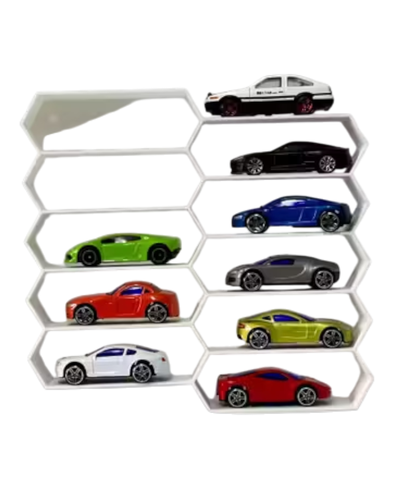 Hotwheels 10 rack car storage case