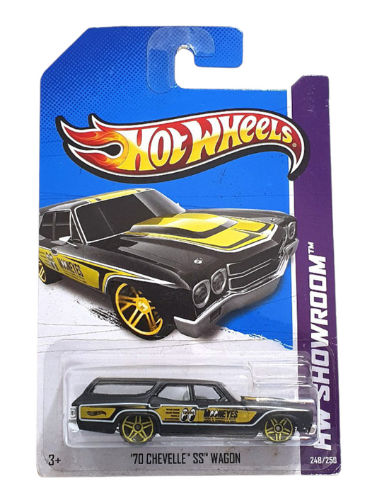 HotWheels 70 Chevelle SS Wagon Imported Mainline 1:64 Scale (Blister and Card Damage)