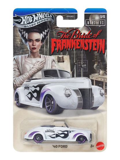 HotWheels Silver Series Monster Diecast Model Set Of 5 1:64 Scale Diecast Model