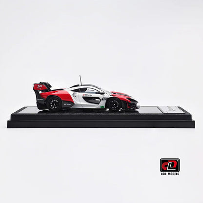 LCD Models Mclaren Senna GTR Imported 1:64 Scale die-cast Model (code-LCD64024-RW-Red/White)